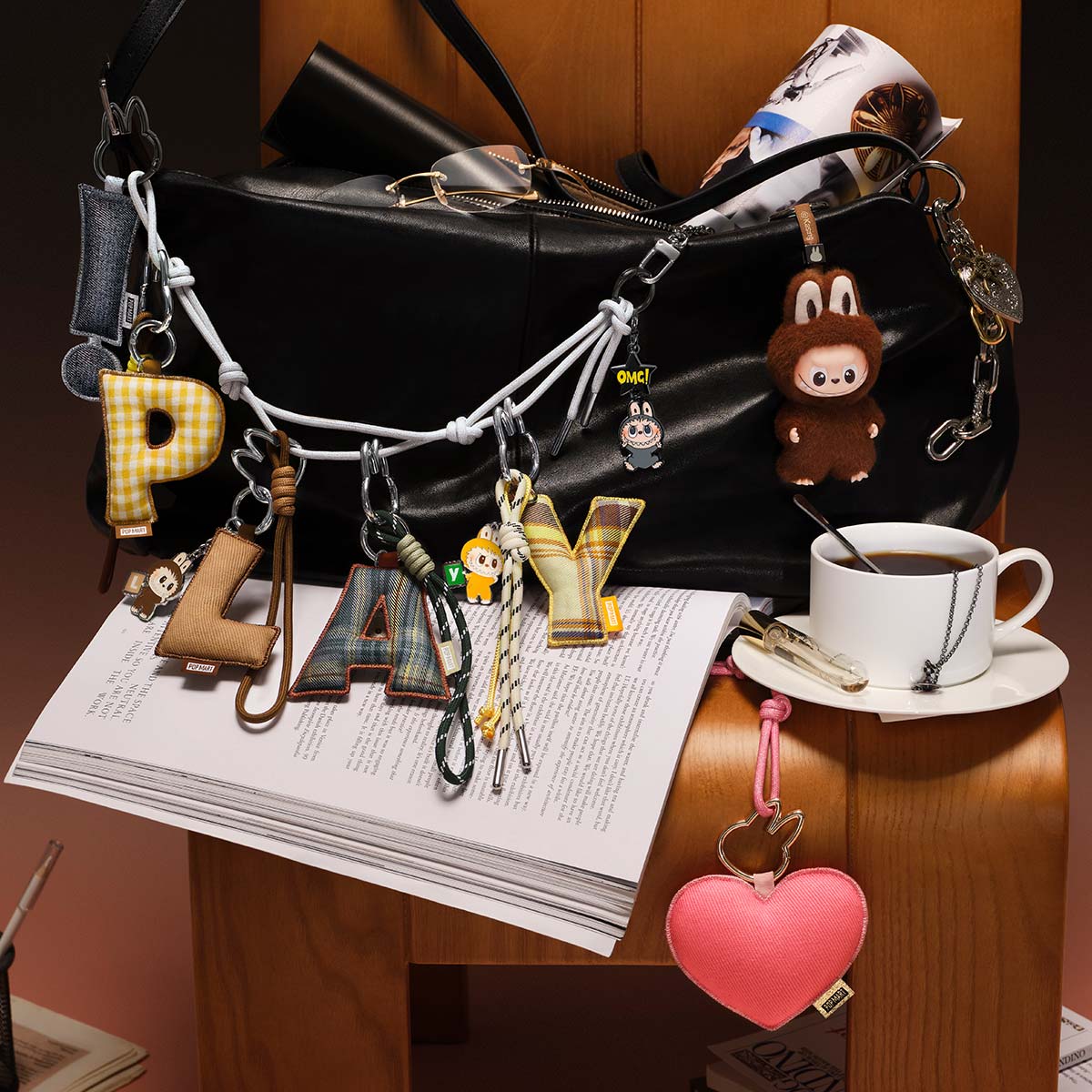 The Monster - Pin For Love Series - Letter Pendant - Full Set Blind Box N-Z