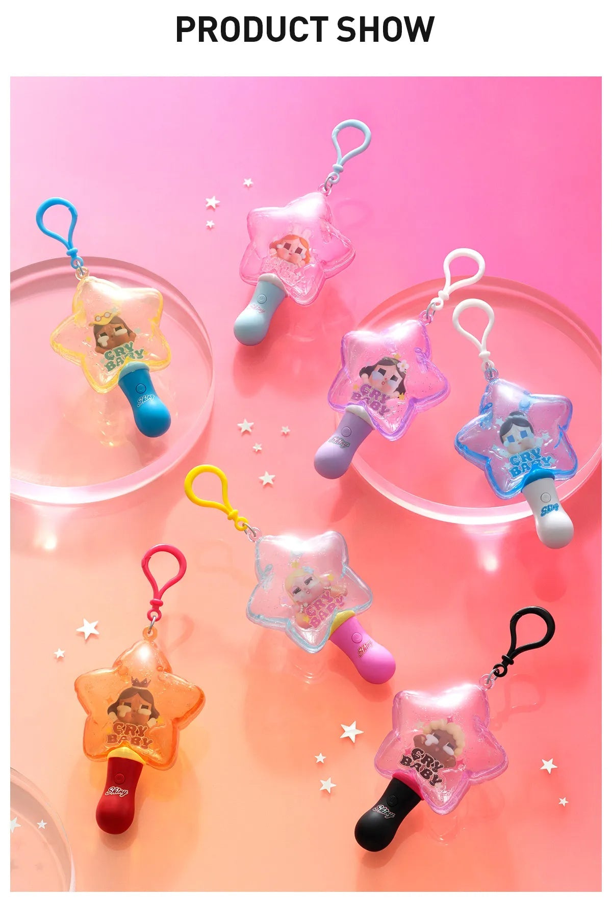 Crybaby Shiny Shiny Series Luminous Pendant Blind Box Full Set