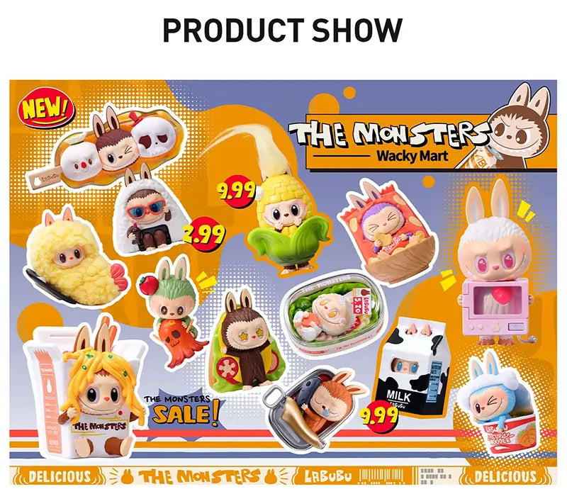 The Monsters Wacky Mart Series Figues - Labubu Cup Noodle - Blind Box