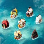 One Piece The Grand Line Series Vehicles Blind Box Full Set